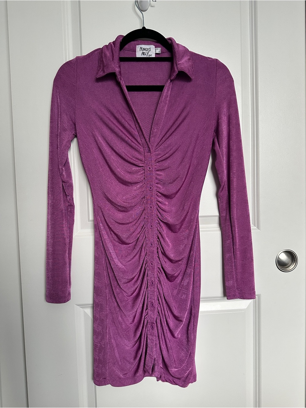 Princess Polly Power Of Love Mini Dress Purple